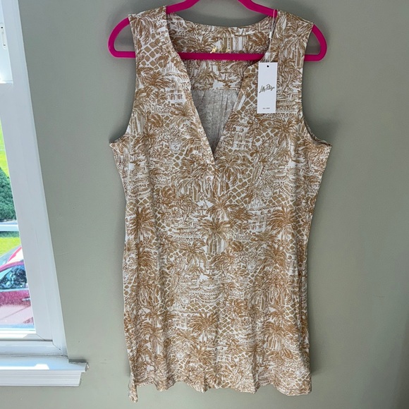 Lilly Pulitzer Tops - Lilly Pulitzer Sand Bar Palm Beach Paradise Dev Dress NWT